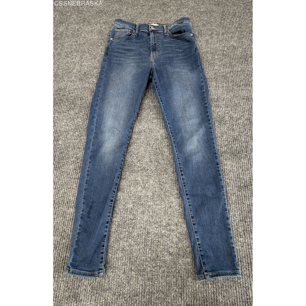 Levi's Women's Mile High Super Skinny Jeans Medium Blue Wash High Rise Sz 29x30